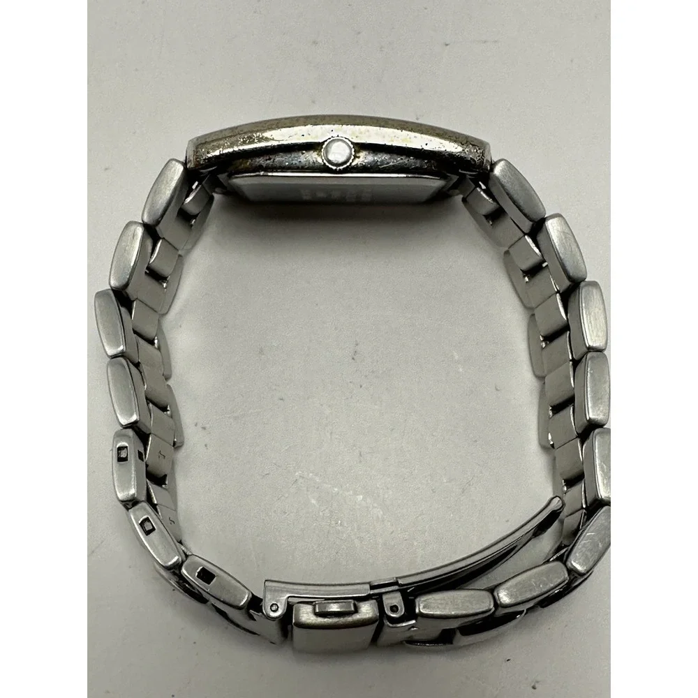 Armitron Diamond 20/1549-51 Mens‎ Tank Watch New Battery 29MM 7.5